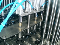 Machine de remplissage liquide alimentaire volumétrique linéaire (crème, fromge, margarine) double ligne - 3