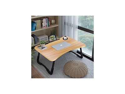 39x59x27 Cm Siyah Bambu Laptop Table - 1