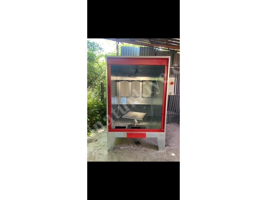 Filtreli Manuel Elektrostatik Toz Boya Kabini