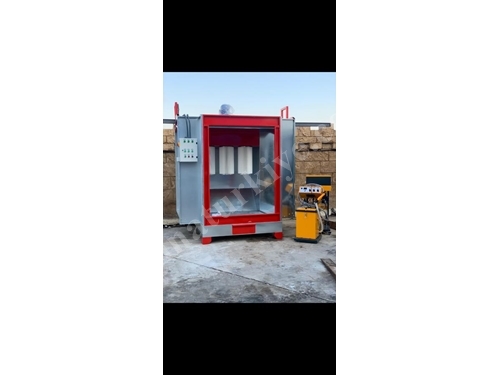 Filtreli Manuel Elektrostatik Toz Boya Kabini