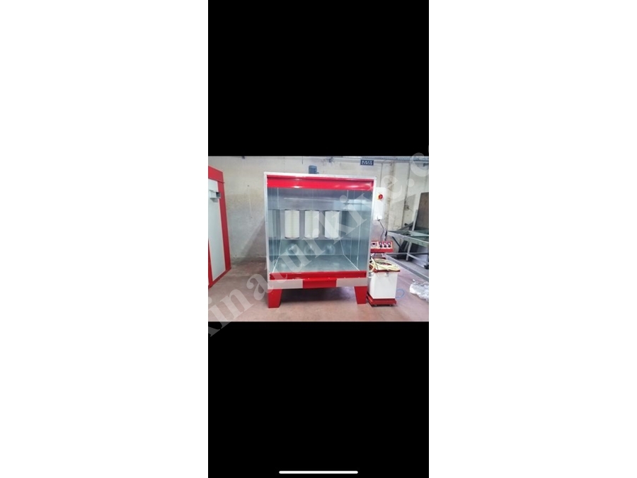 Filtreli Manuel Elektrostatik Toz Boya Kabini