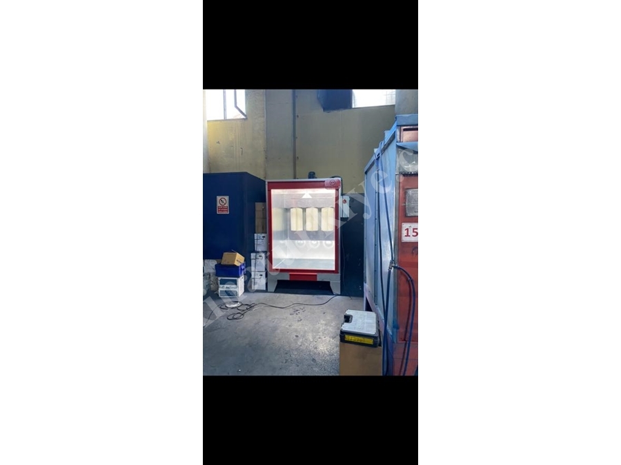 Manual Electrostatic Powder Coating Booth With Filter
