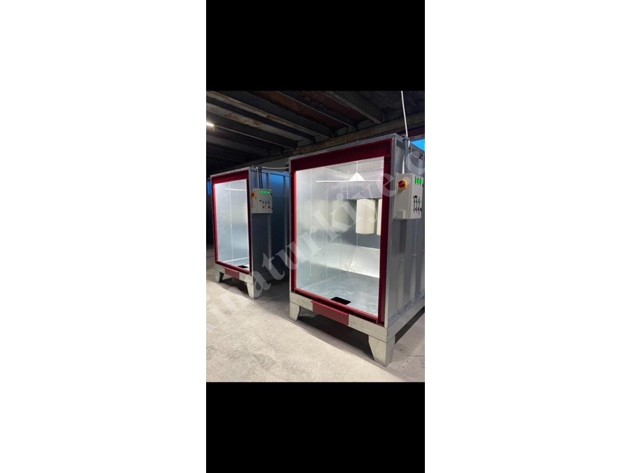 Manual Electrostatic Powder Coating Booth With Filter