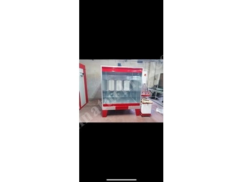Manual Electrostatic Powder Coating Booth With Filter