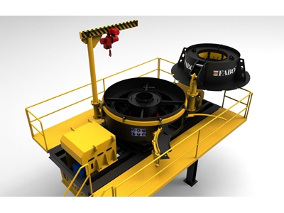 Fabo vsı-900 Vertical Shaft Impact Crusher 100-300 T/Hour Stock - 19