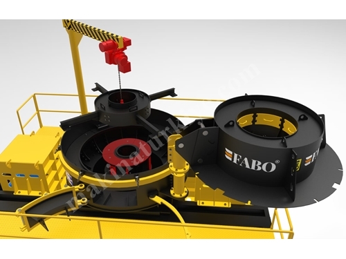 Вертикальная ударная дробилка Fabo VSI-900 для производительности от 100 до 300 т/час