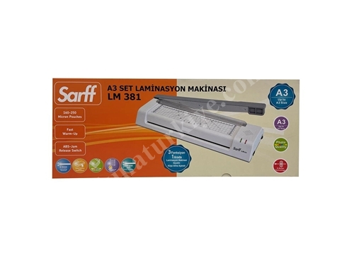 Sarff LM 381 A3 Set Lamination Machine