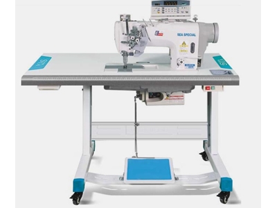 DM 8752-5 Otomatik İplik Kesmeli Çift İğne Düz Dikiş Makinası - 0