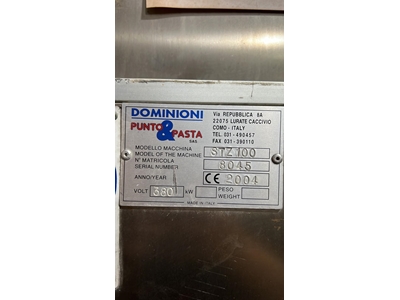 380 Volt Pasta Drying Machine - 1