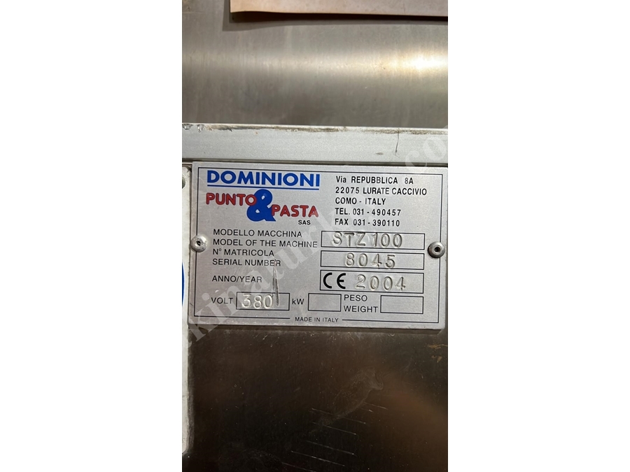 380 Volt Pasta Drying Machine