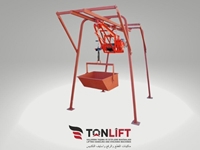 500 Kg (Dam Vinci) Raylı İnşaat Vinci