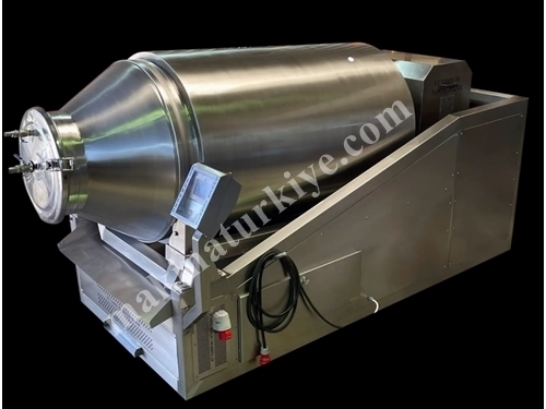 600 Liter Movable Meat Drum With Horizontal Cooling