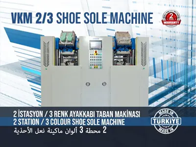 2 Station 3 Color Shoe Injection Sole Machine