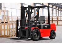 3 Ton 4500 mm Tripleks Asansör Dizel Forklift