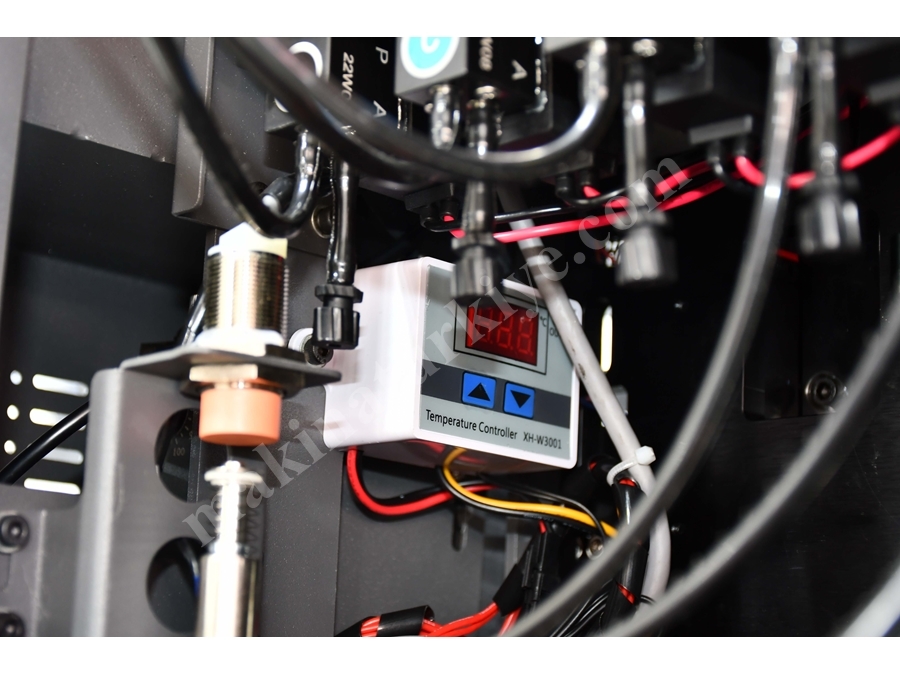3 Kafalı 100 mm UV Baskı Makinası