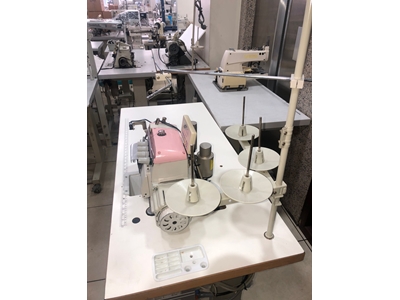 4 Thread from Head Motorized Thread Cutting Fully Automatic Overlock Machine - 5