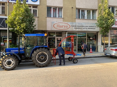 9 Kollu İthal Şanzımanlı Ot Toplama Tırmığı - 3