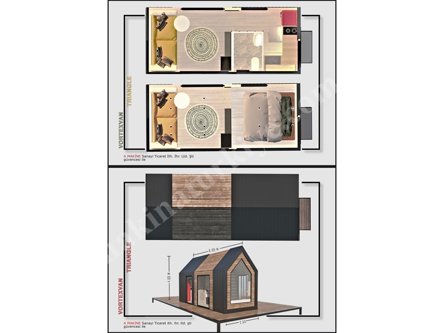6 Metre Taşınabilir Tiny House