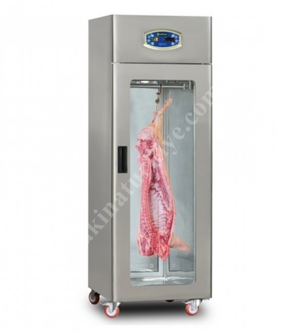 Tek Cam Kapılı Et Askılıklı Sanayi Tipi Dik Buz Dolabı