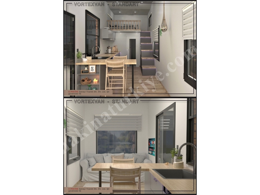 8 Metre Taşınabilir Tiny House