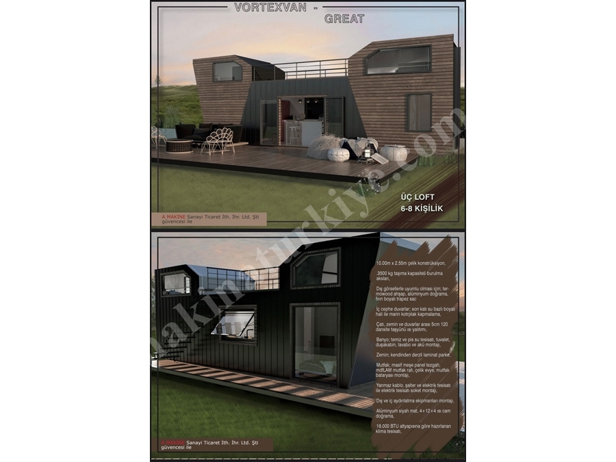 10 Metre Taşınabilir Tiny House
