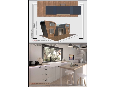 10 Metre Taşınabilir Tiny House - 1