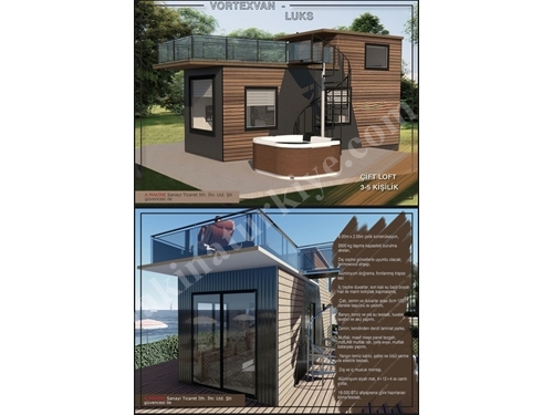 8 Metre Taşınabilir Lüks Tiny House