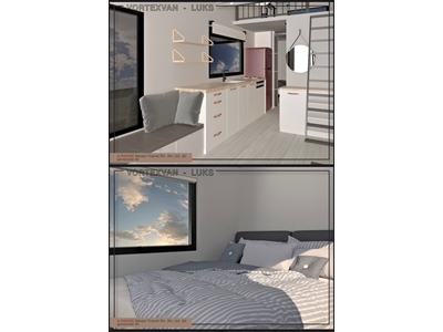 8 Metre Taşınabilir Lüks Tiny House - 4