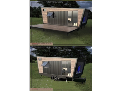 7 - 10 Metre Taşınabilir Office Tip Tiny House - 1