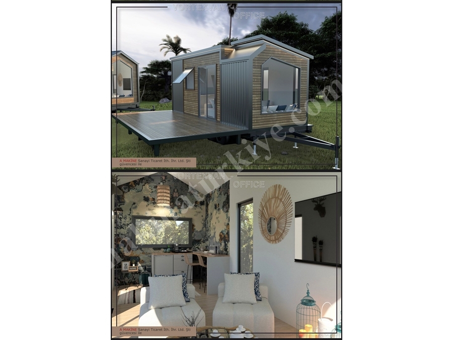 7 - 10 Metre Taşınabilir Office Tip Tiny House