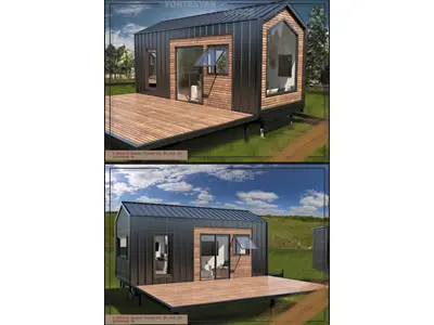 7 - 10 Metre Taşınabilir Office Tip Tiny House
