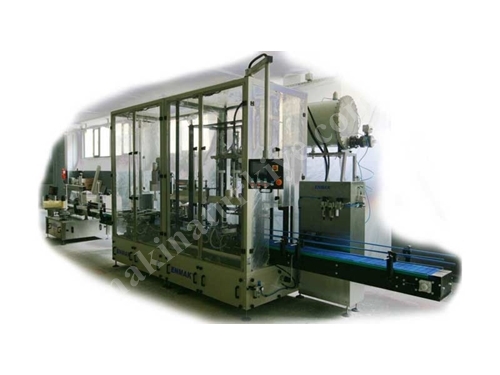 1-10 Ton / Saat Lineer Flowmetreli Bidon Otomatik Sıvı Dolum Makinası