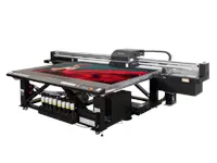 2500x1300 mm 6 Renk Flatbed Uv Baskı Makinesi