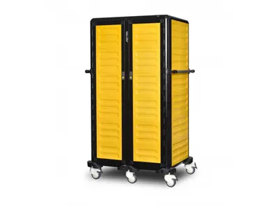 101x75x174 cm (Kapılı) İkili Tava Arabası