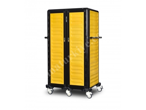 101x75x174 cm (Kapılı) İkili Tava Arabası