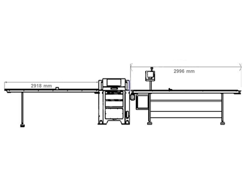 45°- 60° Digital Measuring System Single Head Cutting Machine