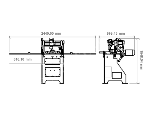 6-8 Bar Triple Drill Copy Routing Machine For Aluminium