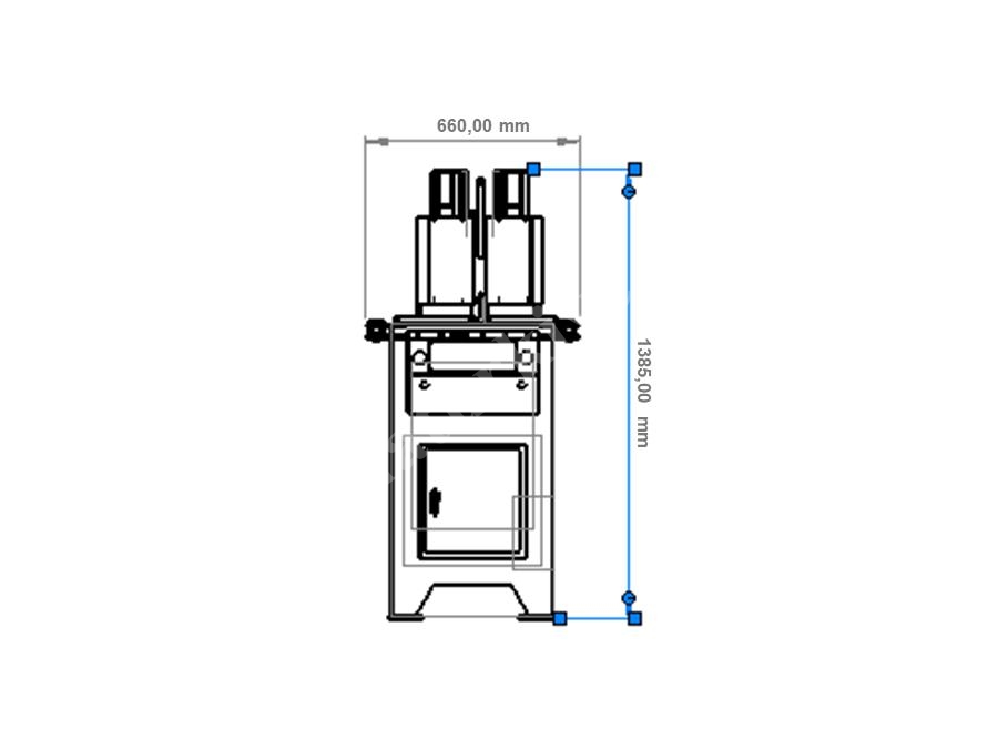 2 kW Single Corner Pvc Welding Machine