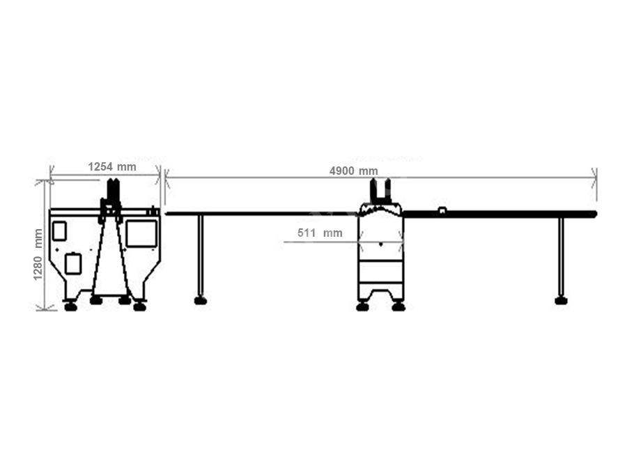 1,5 kW Automatic Glazing Bead Saw Machine