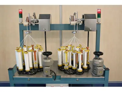 120 Series 16 Puppet Double Motor Rope and Cord Knitting Machine