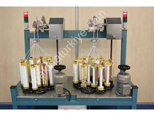 120 Series 16 Puppet Double Motor Rope and Cord Knitting Machine