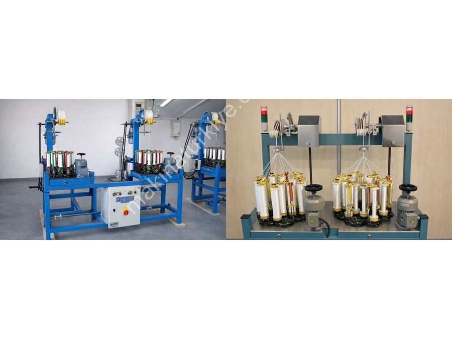 120 Seri 24 Kukla İp ve Halat Örgü Makinesi