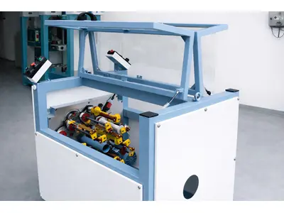 120 Series 16 Puppet Horizontal Rope and Cord Knitting Machine