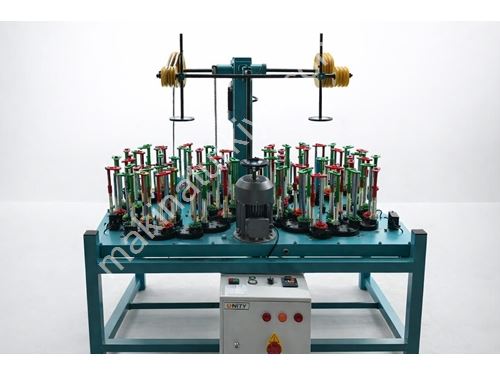 120 Series 24 Bobbin Yarn and Rope Knitting Machine