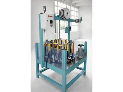 160 Series 32 Bobbin Yarn and Rope Knitting Machine