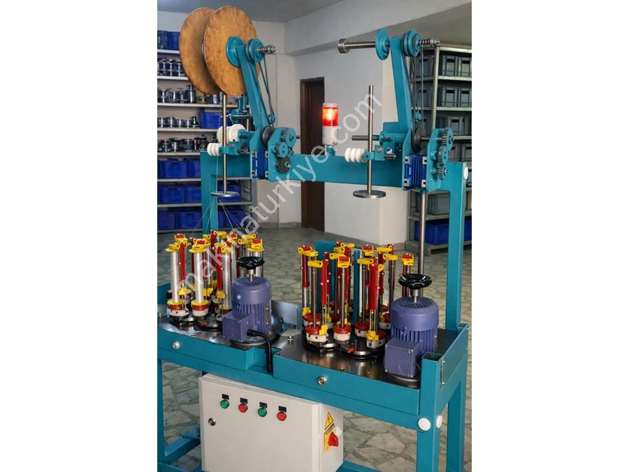 Machine à tisser à cordes et à câbles à double moteur 120 Série 12