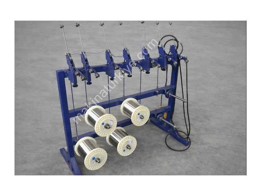 Machine à enrouler fil à 2 yeux