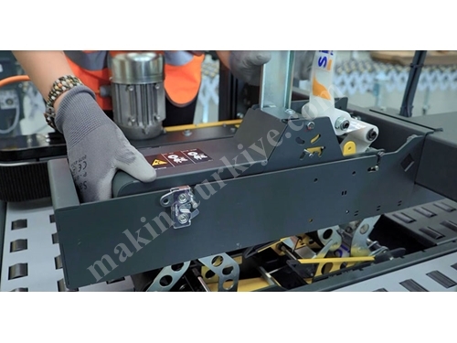 50-75 mm Smart Halbautomatische Kartonverschlussmaschine
