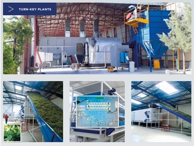1000 kg/h Multi Layers Belt Dryer