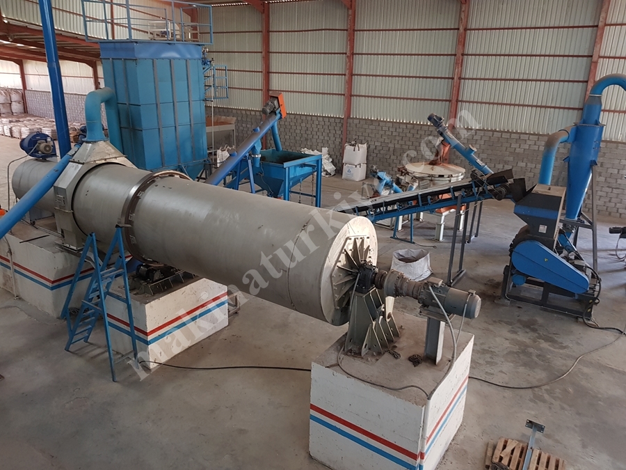 1-80 Ton / Saat (Tromeli) Döner Tip Kurutma Fırını 